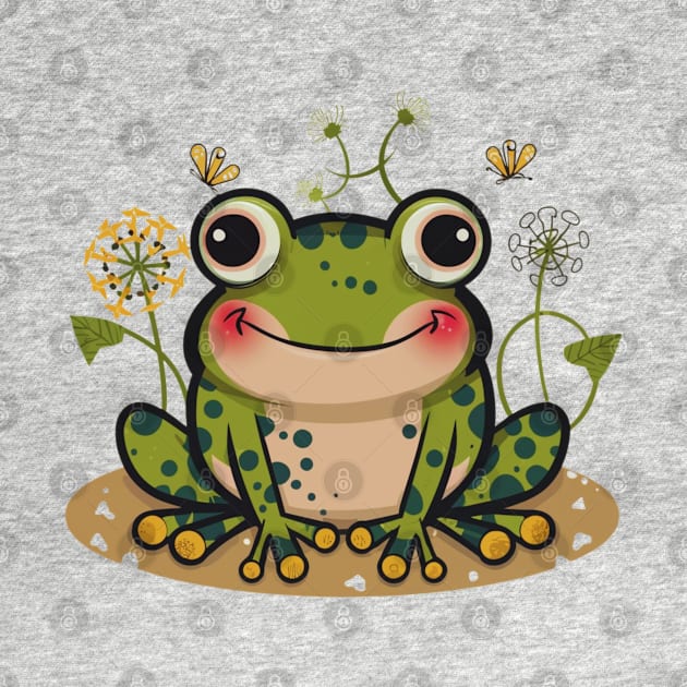 Dandelion Frog by Clouth Clothing 